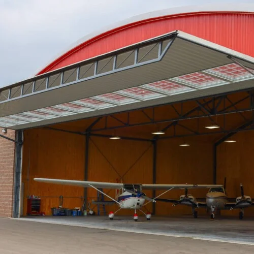 Sliding Aircraft Hangar Door - The Perfect Space Saving Solution