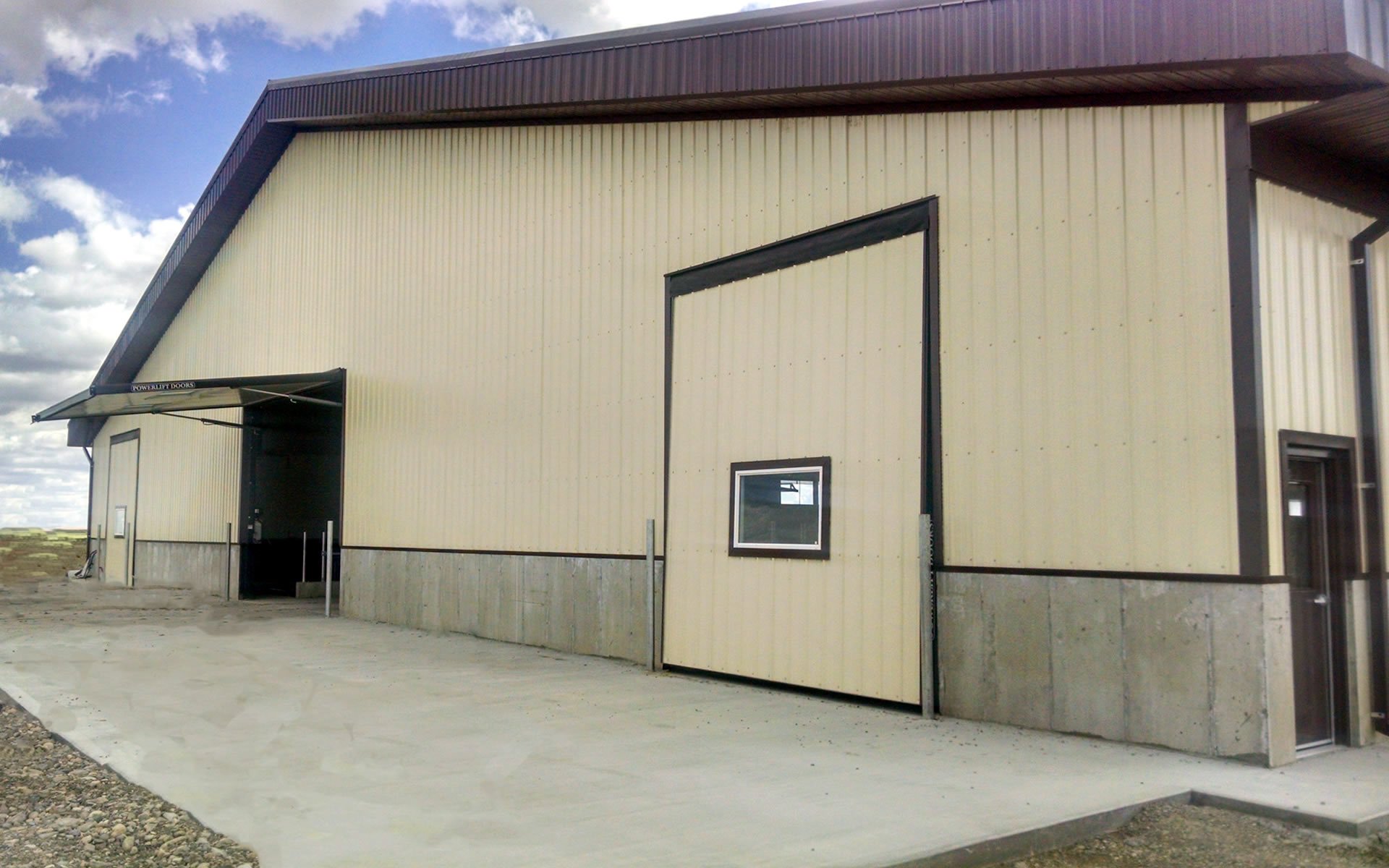 Dairy Barn And Manure Separator Shed