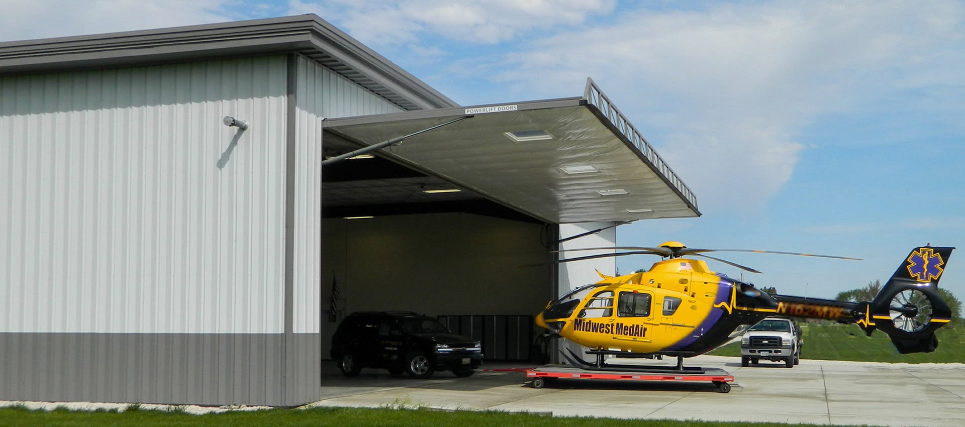 Emergency Helicopter Hangar