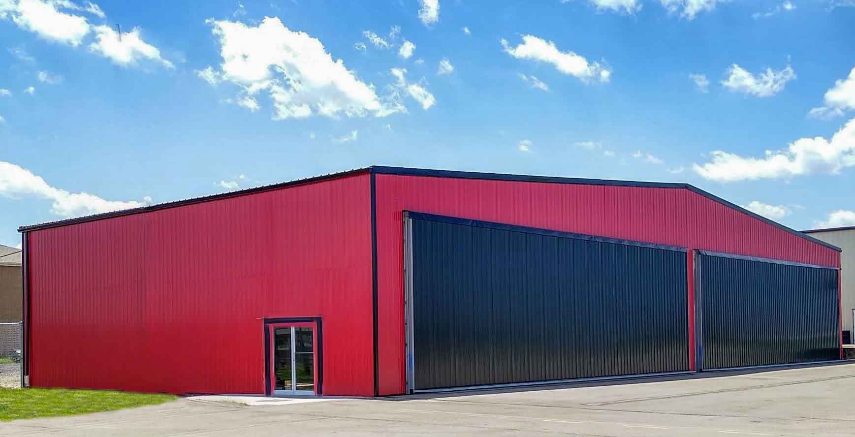 Hangar Renovated, Two 54′ Doors
