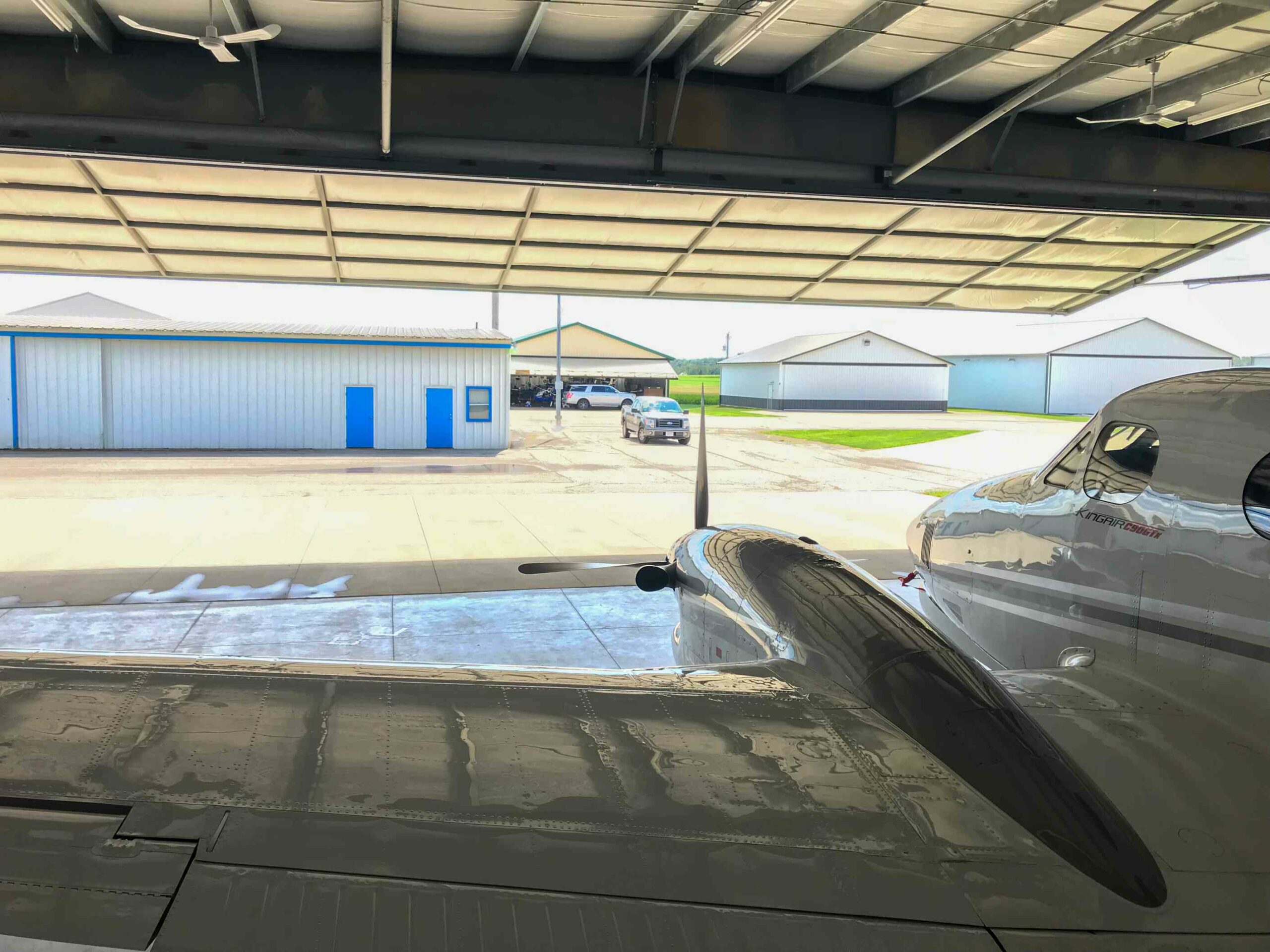 New Steel Hangar, 60′ x 16′ Door