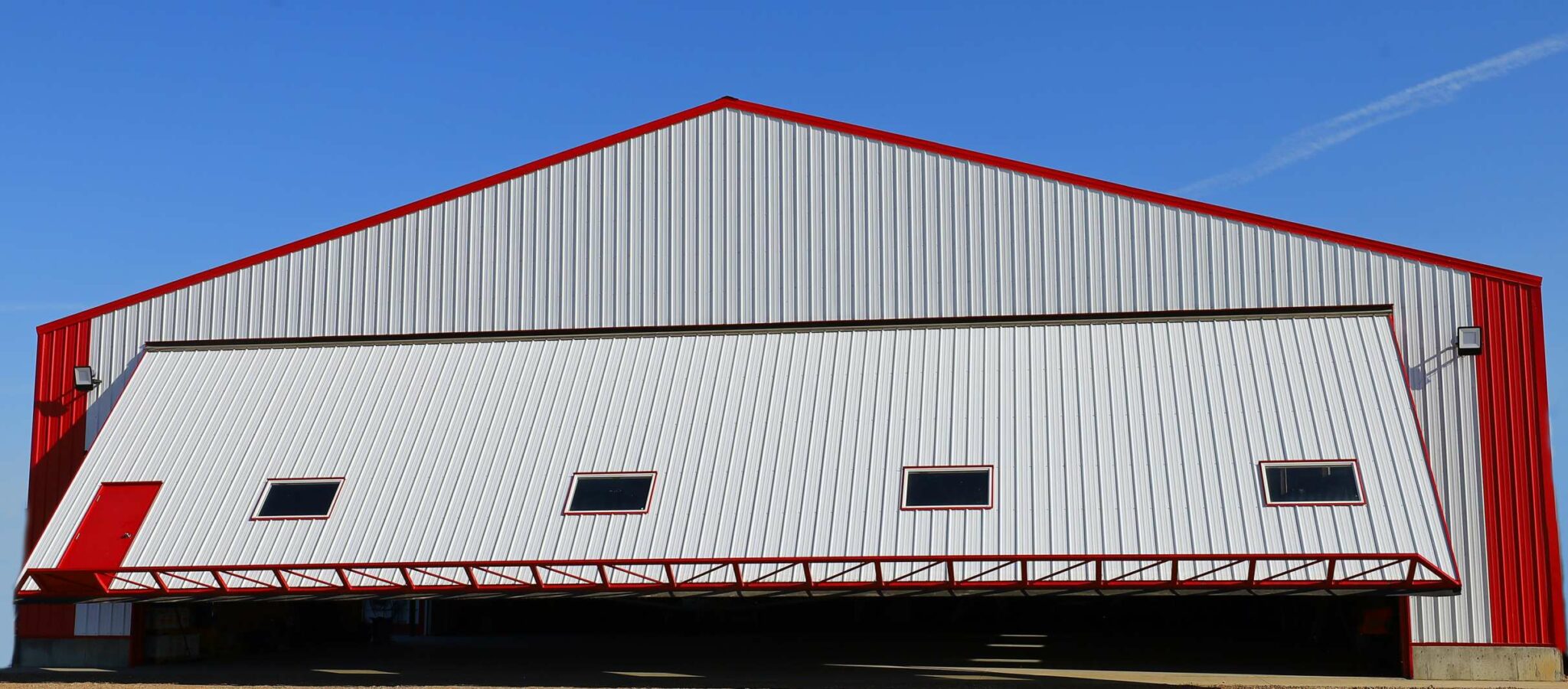60' x 20' In Crop Duster Hangar PowerLift Doors