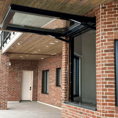 Glass Dining Wall