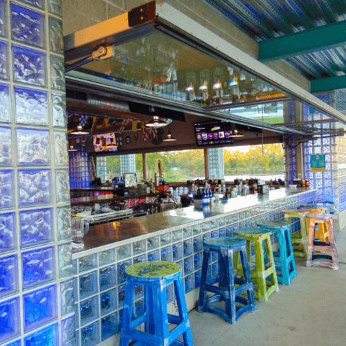 "Smooth Lifts & Lakefront Vibes: The PowerLift Door at Snappers Turtle Bay Café, Okoboji"