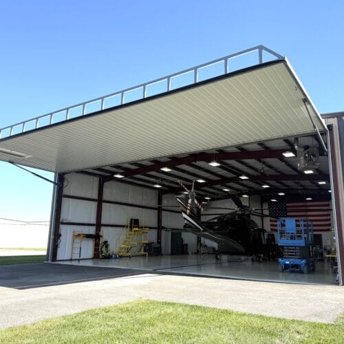 Helicopter Hangar Hydraulic Door