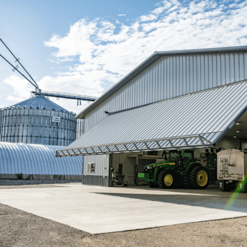 The Grand Entrance: A 50’ x 20’ PowerLift Door to Elevate Your Ag Shop