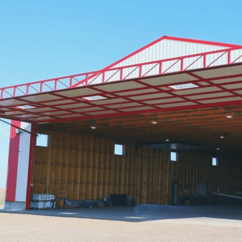 The 60' x 20' PowerLift Hangar Door: Strength, Precision, and Innovation