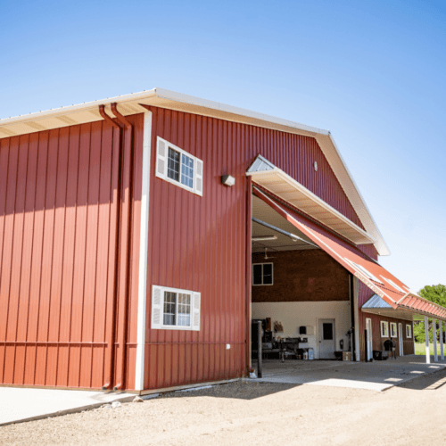 Red Barn Ready: PowerLift Doors Built to Perform!