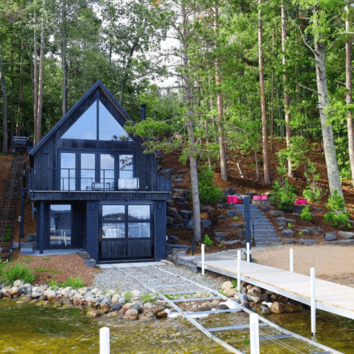 PowerLift Glass Boathouse Door
