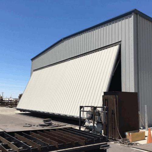 Big Upgrade: New 53' x 20' PowerLift Hydraulic Door Installed!
