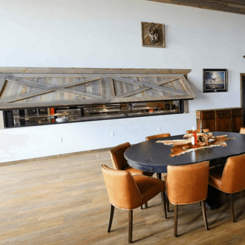 Kitchen To Great Room Serving Wall