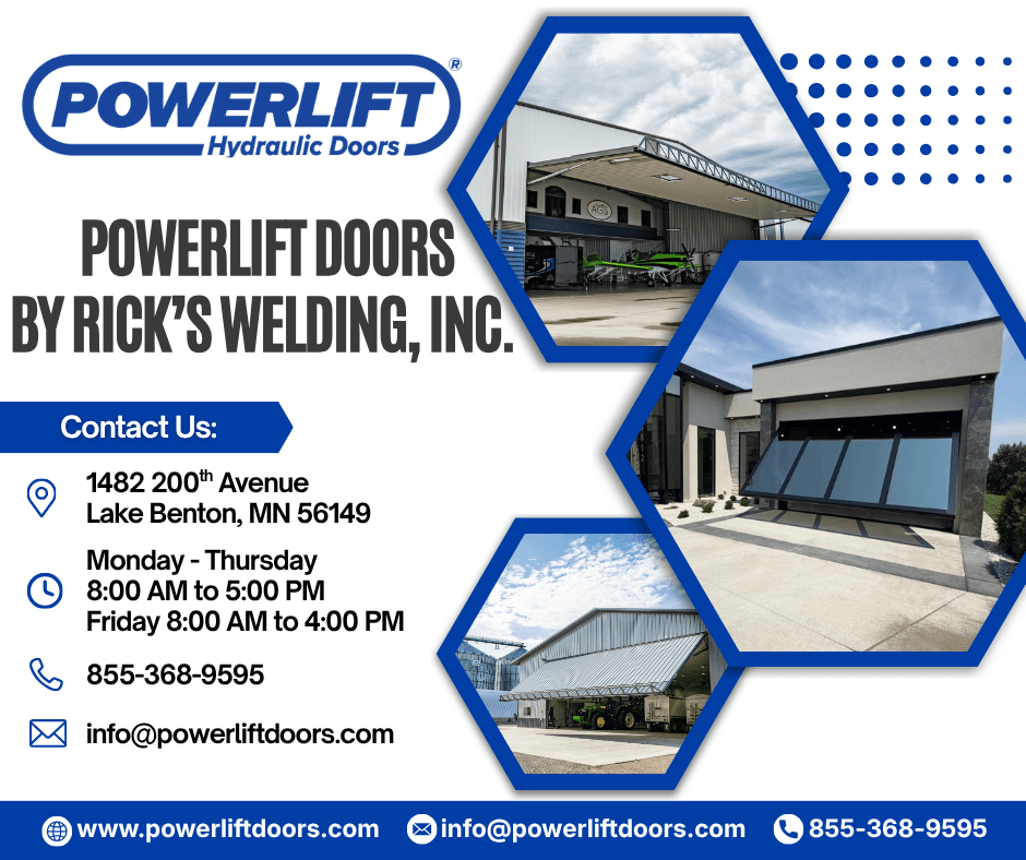 PowerLift Doors by Rick's Welding, Inc.