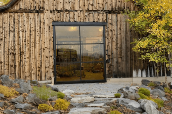 Alpine, Wyoming Glass Door