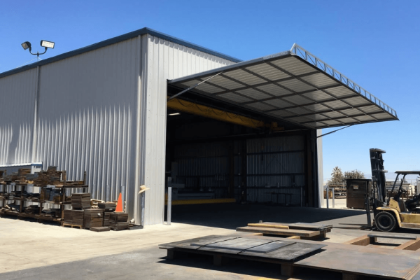 Big Upgrade: New 53' x 20' PowerLift Hydraulic Door Installed!