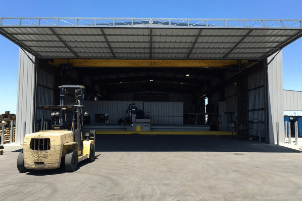 Big Upgrade: New 53' x 20' PowerLift Hydraulic Door Installed!