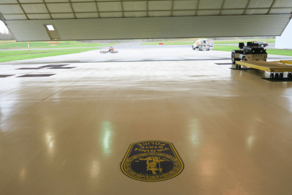 The 90' x 20' PowerLift Door: A Game-Changer at the Virginia State Police Aviation Hangar