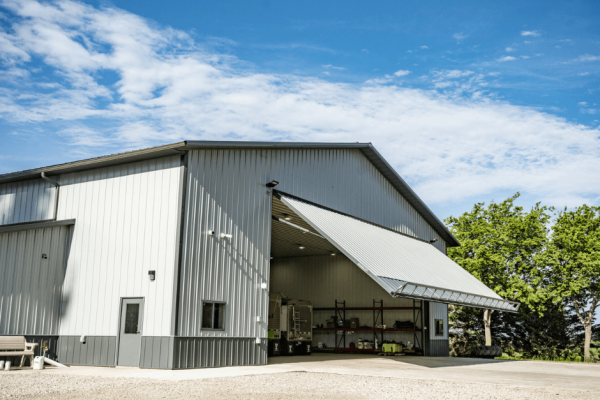 The Grand Entrance: A 50’ x 20’ PowerLift Door to Elevate Your Ag Shop