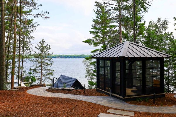 PowerLift Glass Boathouse Door