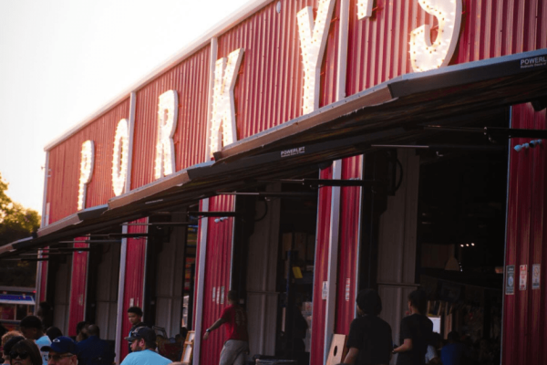 Porky's Backyard: Where Food, Fun, and 11 PowerLift Doors Meet!