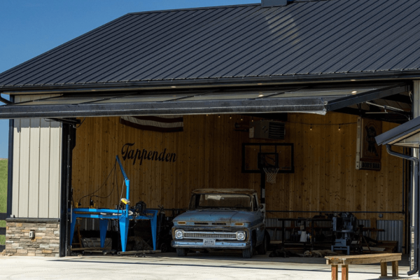 Mountain Range Views Through Glass