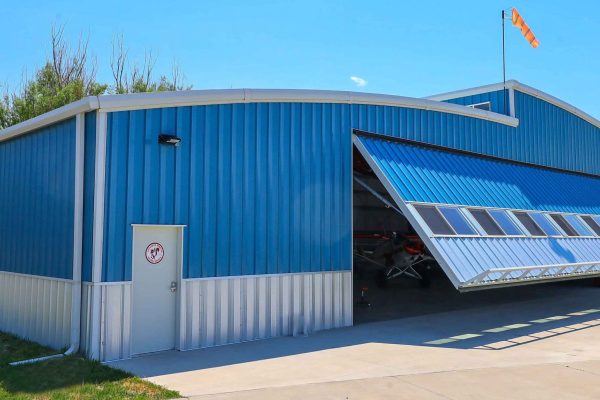 Airpark Hangar-Powerlift of CO- Aviation hangar door