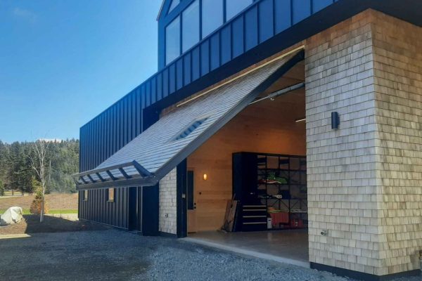 Boathouse on ocean w 18' x 16' Plift wood doors NB post PS resized for website (7)