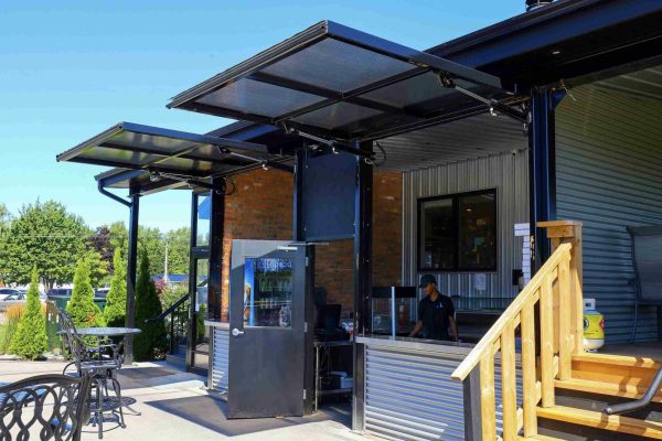 Golf restaurants w 16' x 8' & 14' x 8' & 2 - 8' x 8' glass walls ON (53) post PS resized for website