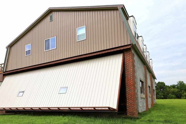 Hangar home retrofit 54' x 15' PLift door WV post PS resized for website 2