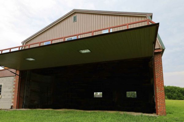 Hangar home retrofit 54' x 15' PLift door WV post PS resized for website 4
