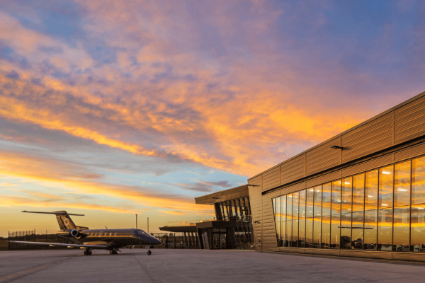 Otter Air – Door Shut with Airplane Positioned in Front