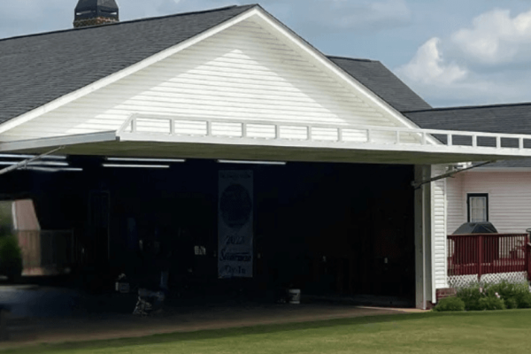 "Unleash Strength with The PowerLift Hangar Door"